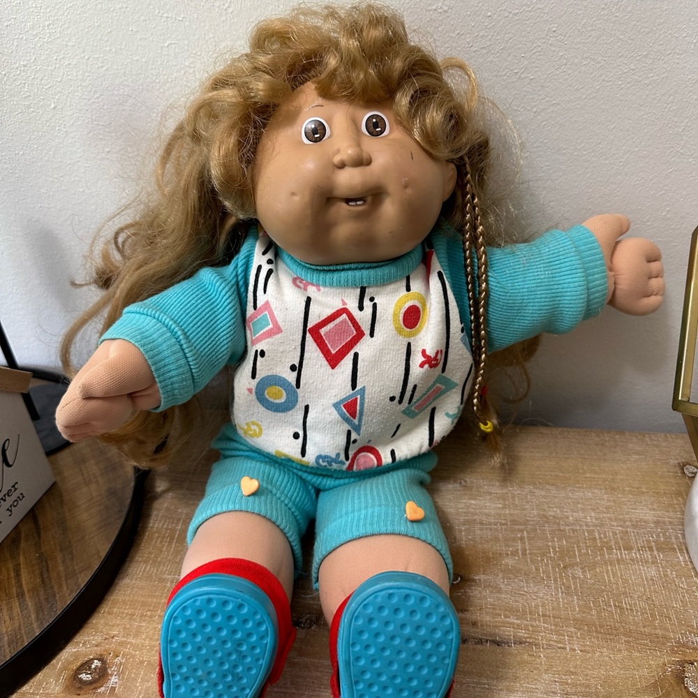 Doll with Teal Outfit
